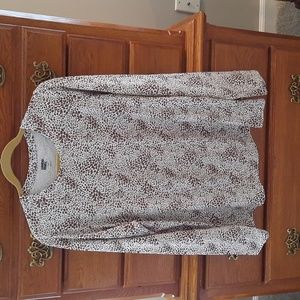 NWOT.  Lands End Long Sleeve Pull Over Top